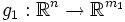 g_1:\mathbb{R}^n\rightarrow\mathbb{R}^{m_1}