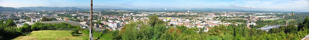 Blick auf die Stadt vom Schlossberg