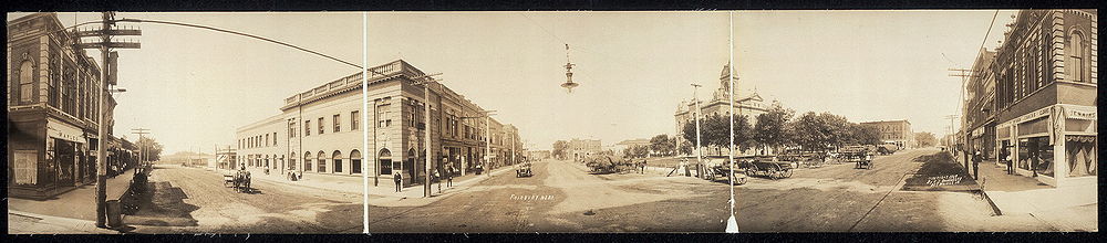 Panoramabild von Fairbury aus dem Jahre 1909