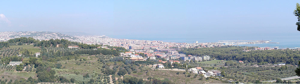 Panorama vom Süden Pescaras