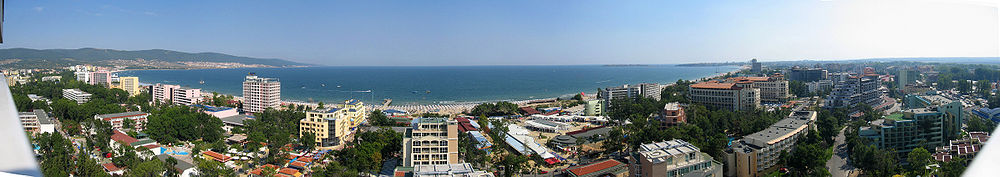 Panoramaaufnahme vom Hotel Kuban