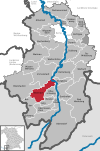 Lage der Gemeinde Blaichach im Landkreis Oberallgäu