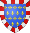 Wappen des Departements Indre-et-Loire