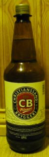 Flasche (1,25l) mit Etikett der CB