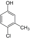 Struktur von Chlorkresol
