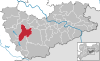 Lage der Stadt Dippoldiswalde im Landkreis Sächsische Schweiz-Osterzgebirge