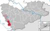 Lage der Gemeinde Hartmannsdorf-Reichenau im Landkreis Sächsische Schweiz-Osterzgebirge