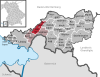Lage der Gemeinde Hergensweiler im Landkreis Lindau (Bodensee)