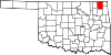 Map of Oklahoma highlighting Craig County.svg