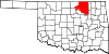 Map of Oklahoma highlighting Osage County.svg