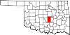 Map of Oklahoma highlighting Pottawatomie County.svg
