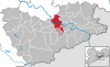 Lage der Stadt Pirna im Landkreis Sächsische Schweiz-Osterzgebirge