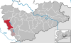 Lage der Gemeinde Pretzschendorf im Landkreis Sächsische Schweiz-Osterzgebirge