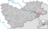 Lage der Gemeinde Rathmannsdorf im Landkreis Sächsische Schweiz-Osterzgebirge