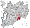 Lage der Gemeinde Unteregg im Landkreis Unterallgäu