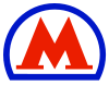 Logo der Metro Moskau