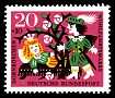 Stamps of Germany (BRD) Wohlfahrtsmarke Dornröschen 1964 20 Pf.jpg