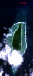 NASA-Satellitenbild von Merir