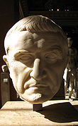 Marcus Licinius Crassus; Porträtbüste im Louvre