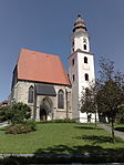 Kath. Pfarrkirche Mariä Heimsuchung und ehem. Friedhofsfläche