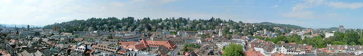 Panoramabild von St. Gallen