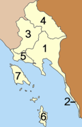 Verwaltungseinheiten der Provinz Trat