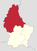Lagekarte Distrikt Diekirch