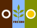 Flagge von Fresno