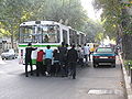 Trolleybus in Dushanbe, Tajikistan.jpg