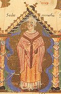 Walther Bischof von Eichstätt 1020-1021 aus dem Gundekarianum.jpg