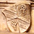 Wappen des Fürstbischofs Moritz von Hutten auf dem Hohenrechberg-Epotaph im Eichstätter Dom.jpg