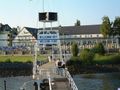 Schiffsbegrüßungsanlage Willkommhöft an der Elbe in Wedel