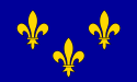 Flagge der Region Île-de-France