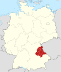 Locator map Oberpfalz in Germany.svg