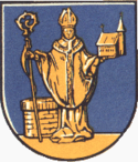 Wappen der Gemeinde Mill en Sint Hubert