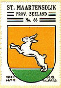 Wappen des Ortes Sint Maartensdijk