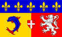 Flagge der Region Rhône-Alpes