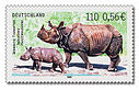 Stamp Germany 2001 MiNr2183 Indisches Panzernashorn.jpg