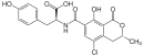 Struktur von Ochratoxin TA