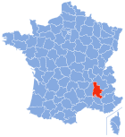 Lage von Drôme in Frankreich
