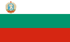 Nationalflagge der Volksrepublik Bulgarien