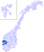 Hordaland in Norwegen