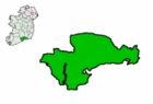 Irland und das County Waterford, Position von Waterford hervorgehoben
