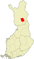 Lage von Kemijärvi