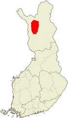 Lage von Kittilä in Finnland