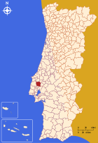Position des Kreises Alenquer (Portugal)