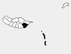 Position des Kreises Santa Cruz