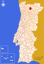 Position des Kreises Vila Pouca de Aguiar