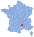 Lage von Lozère in Frankreich