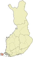 Lage von Mariehamn in Finnland